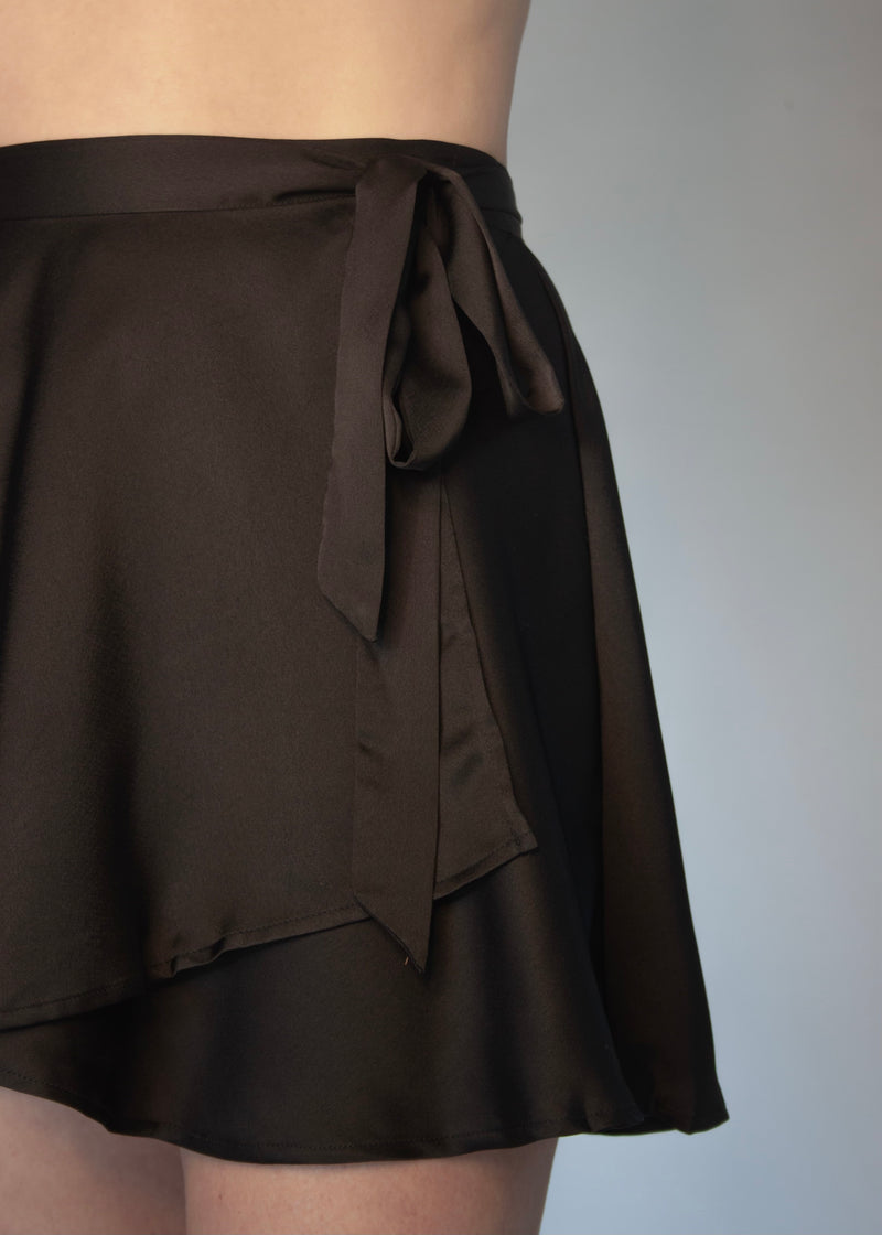 Margot Mini Ballet Skirt in Black